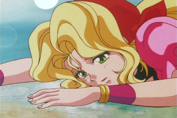 希少】 空想科学世界ガリバーボーイ ミスティ 変身後 セル画 背景セット