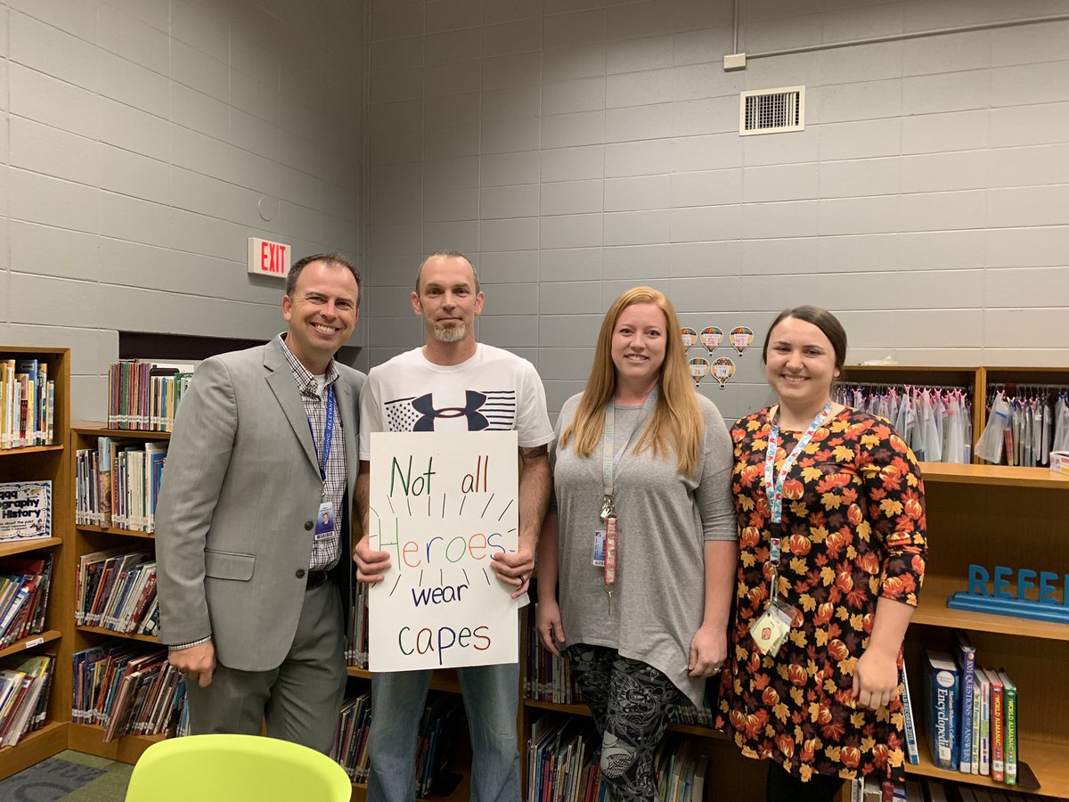 JohnJungmann's tweet photo. Celebrated an @officialSPS hero today @SpsTruman where the faculty and staff helped me congratulate David Lemons for responding to help a student in need and for his amazing work to keep our facilities clean and always ready for kids every day. https://t.co/5J68nRGS3K