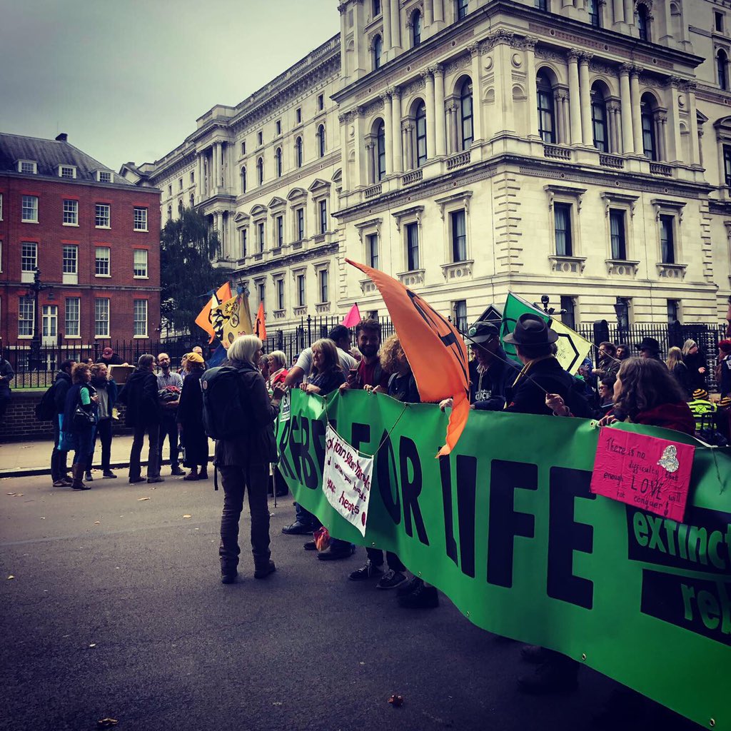 benkeene's tweet image. Not sure I agree with all the tactics of @ExtinctionR but after 15+ years working on sustainability projects, its very clear to me that we need to see a lot of big, quick changes beyond our own lifestyles to tackle the multiple environmental crises, and this movement might...