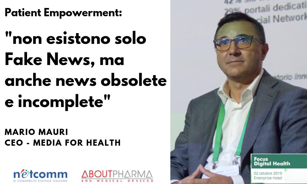 Media4Health's tweet photo. Patient Empowerment “non esistono solo le fake news ma anche le notizie obsolete e incomplete”
https://t.co/2diVbzV8Ap https://t.co/ygwllr55zz