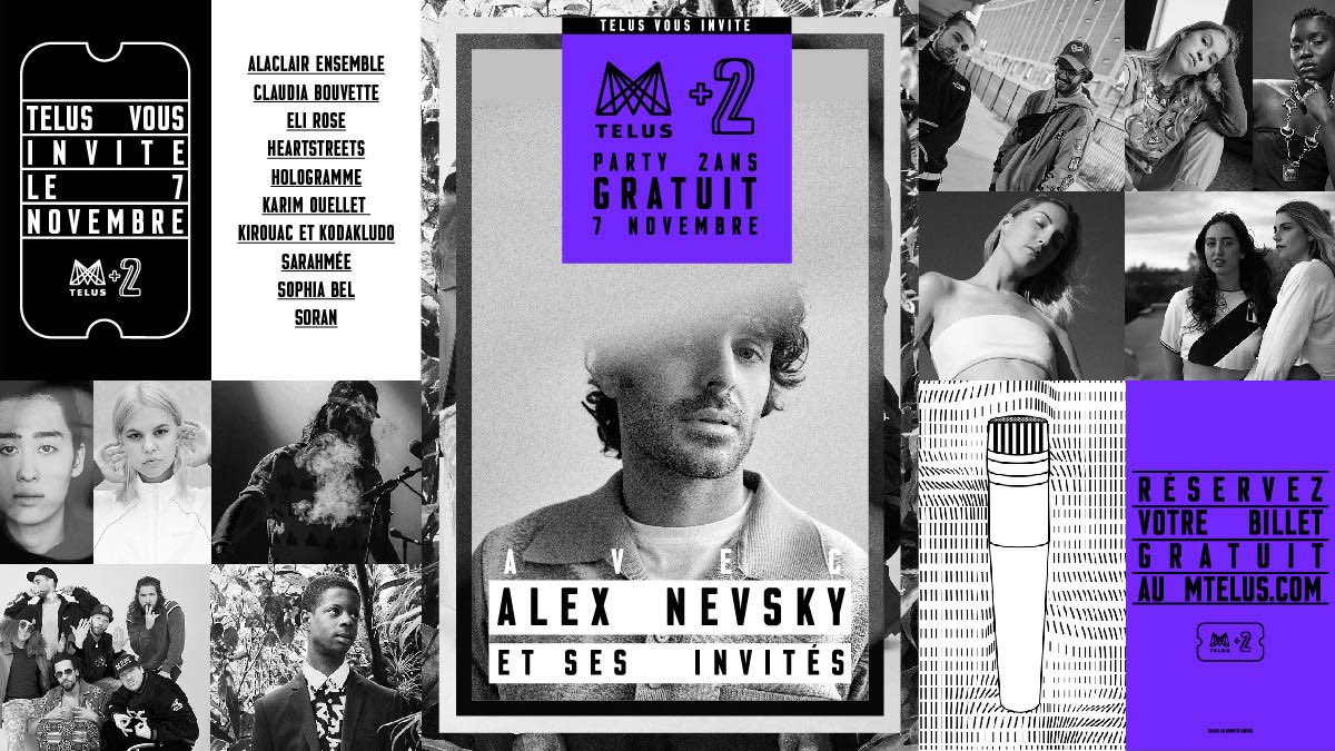 Pour souligner les 2 ans du MTELUS, <a href="/TELUSfr/">TELUS en français</a> organise un party gratuit le 7 novembre prochain. Pour l’occasion, j'ai eu carte blanche pour inviter quelques amis à faire la fête avec moi.
Ça va être gros! 💥 #MTELUS2
RSVP ici: bit.ly/MTelus2