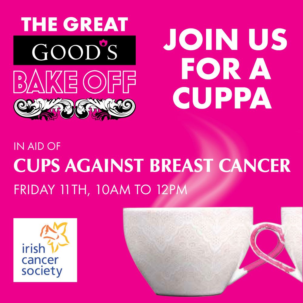 Our staff will be baking up a storm this week in the hopes of raising money for #CupsAgainstBreastCancer &amp; the #IrishCancerSociety.