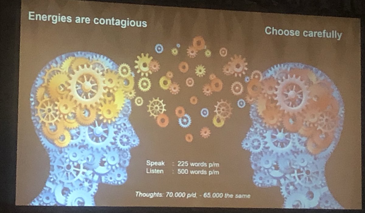 CDombkowskiBRM's tweet photo. @yvedizes killing the keynote this morning at @BRMConnect!  “Listen to hear, not to respond” https://t.co/Ph0wWqZKAe