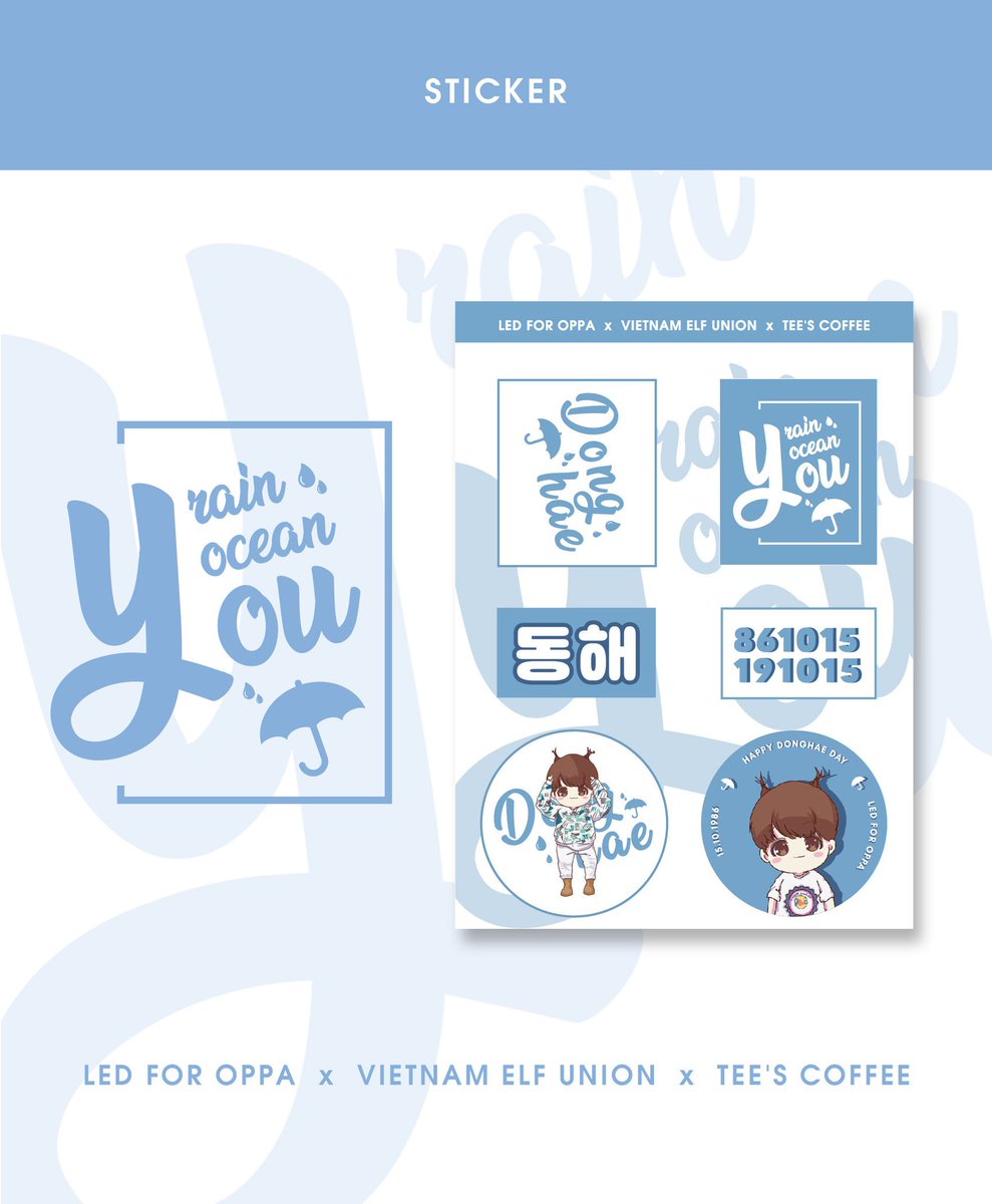 LedOppa's tweet photo. 𝗥𝗔𝗜𝗡 💦, 𝗢𝗖𝗘𝗔𝗡 🌊, 𝗬𝗢𝗨 🐟
𝗛𝗮𝗽𝗽𝘆 𝗗𝗼𝗻𝗴𝗵𝗮𝗲 𝗗𝗮𝘆! 🇻🇳
💢 STICKER
#HappyDongHae33rdBirthday
#HappyDongHaeDay
#HappyBirthdayLeeDongHae
#LEDforOppa #VIETNAMELFUNION https://t.co/oR8Dc0jbDK