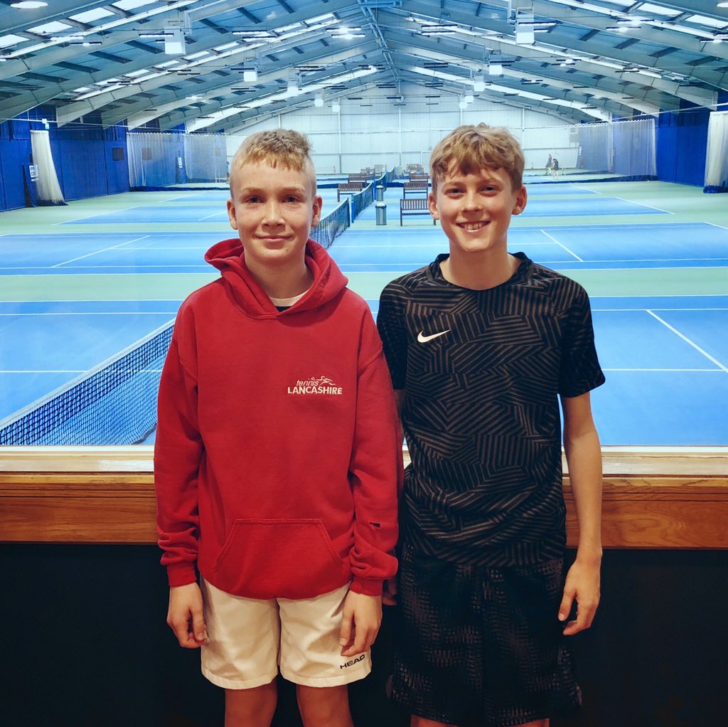 <a href="/BoltonTeam/">Bolton Arena Tennis Academy</a> Gr8 wkend of dubs for Finn - played locally for Heversham men’s team. They took the Cumbria league county🏆. Then on Sunday played with <a href="/harrytennis07/">Harry</a> - a great joint effort to win the 16U grade4. #friends #workhard #hadfuntoo💪 🎾😁