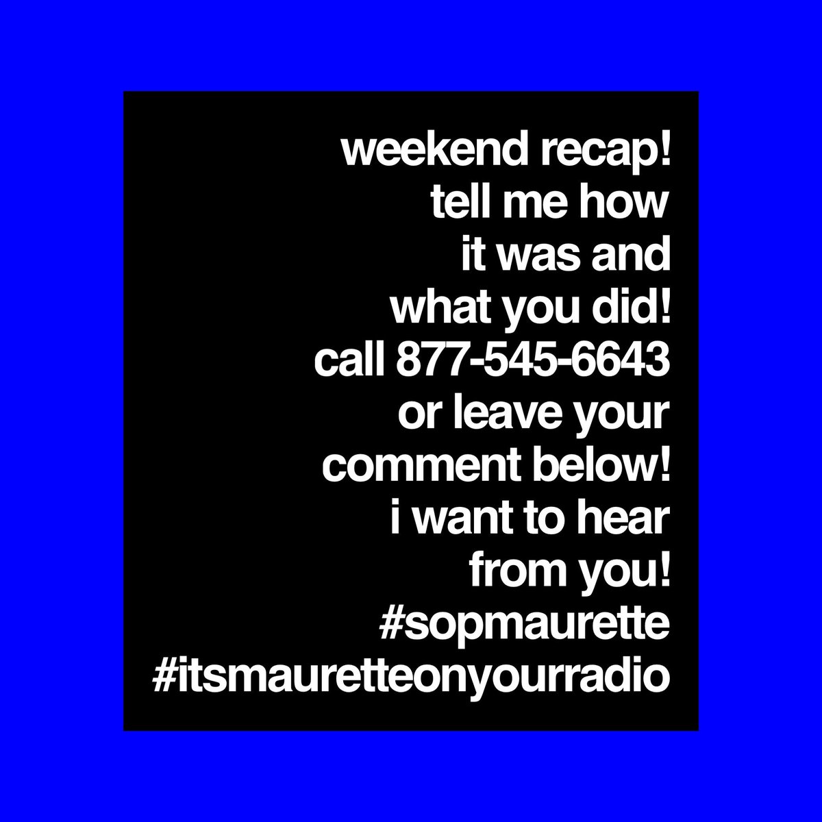 sopmaurette's tweet image. Weekend Recap!!!!!!!  My weekend was great!  @fbcg and #praiseinthepark how  was yours? Did you do anything special?  What happened at church?  #sopmaurette #itsmauretteonyourradio