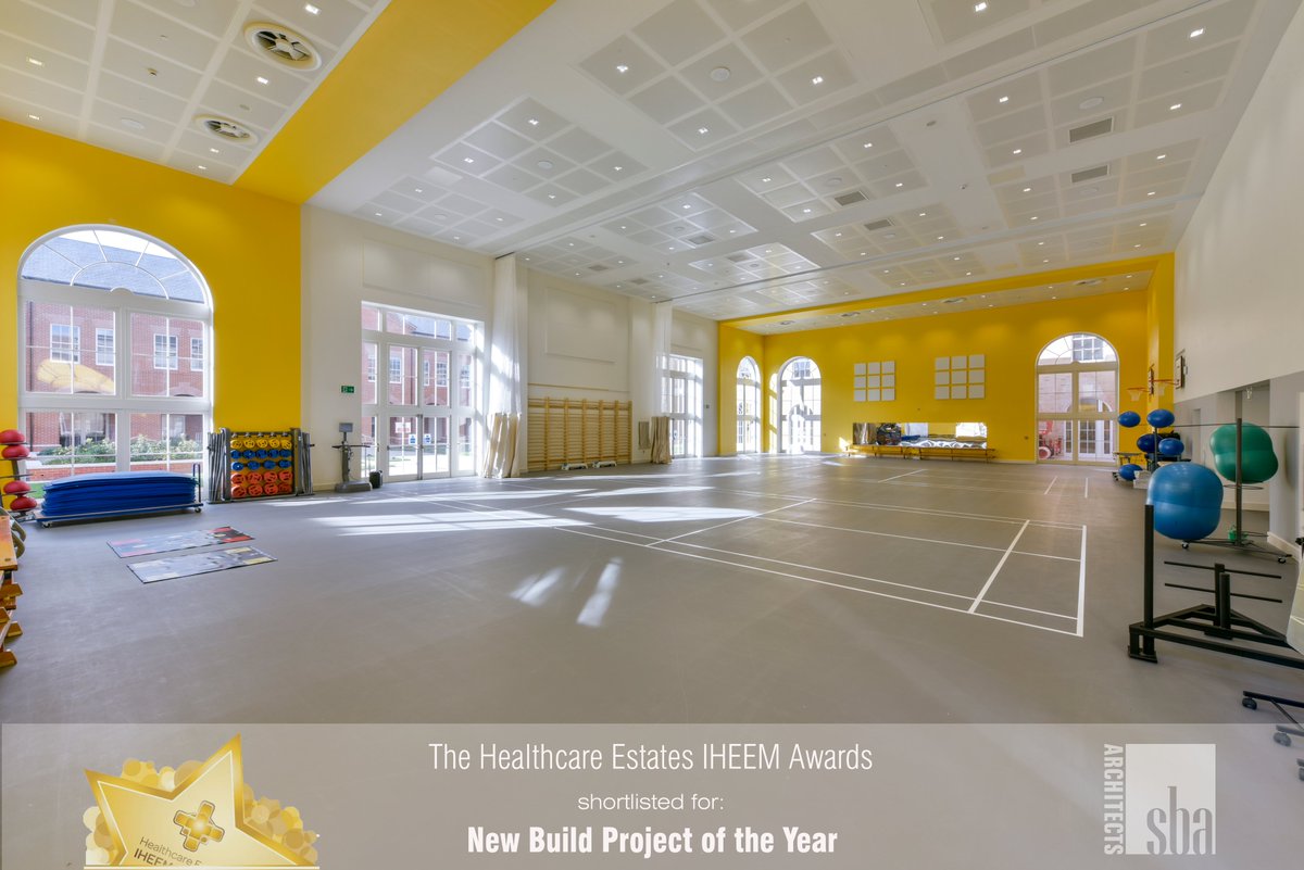 Keith Millay and Jenni Bronock are representing SBA at the Healthcare Estates IHEEM conference tomorrow. We are also delighted that the Defence and National Rehabilitation Centre (DNRC) has been shortlisted for the awards in the category of New Build Project of the Year.