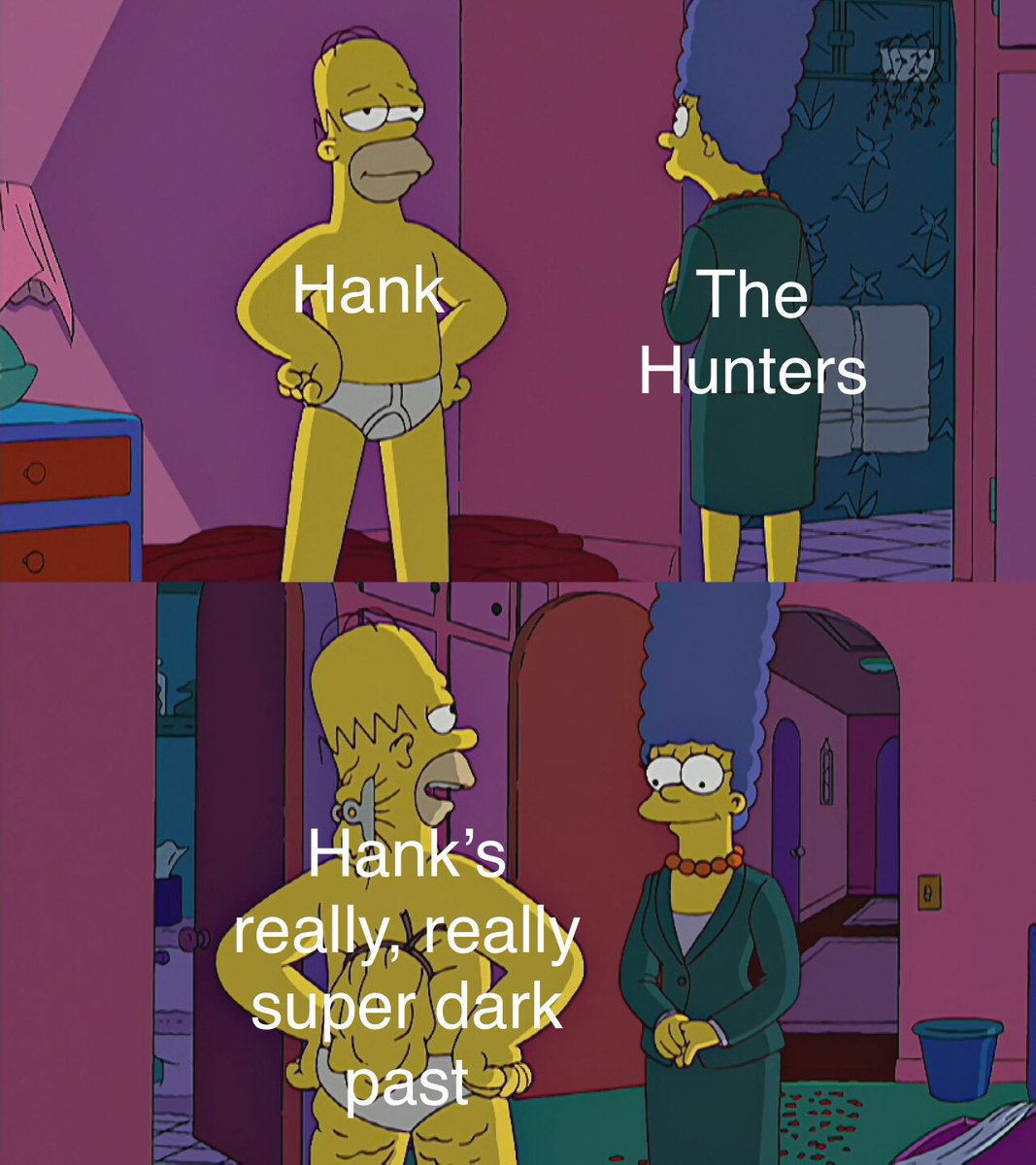 One day we’ll know the full scope and immediately question whether or not the Hunters should have been trusting him. #mythtakes