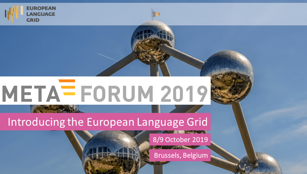 MetaForum 2019 from 8-9 of October in Brussels