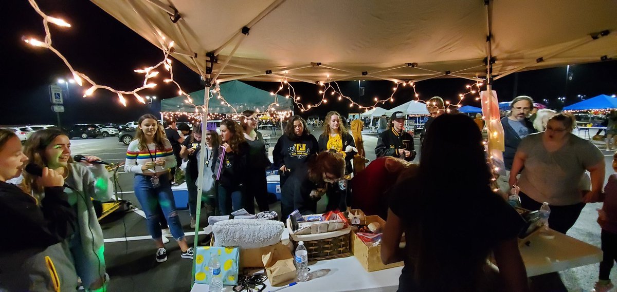 BIG shoutout to everyone who came and visited our booth last night at the carnival! We made 389 DOLLARS! that is such a huge help to fund our choirs :) thank you everyone! #wertj #igotyou