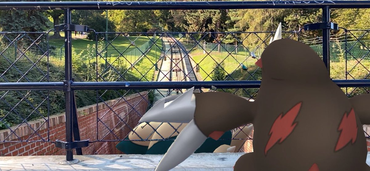 TotoLeti's tweet photo. #TotoTips
Retweet if you can, so that this message gets through to TrainerTips! ~ Out of technical reasons, the funicular is out of order.” 🚫
Now we see what the technical reasons are. No PokéFlute in my pocket - Excadrill, head to work! But careful! Don’t hurt, only tickle. 🤭 https://t.co/A2HNpHNeZb