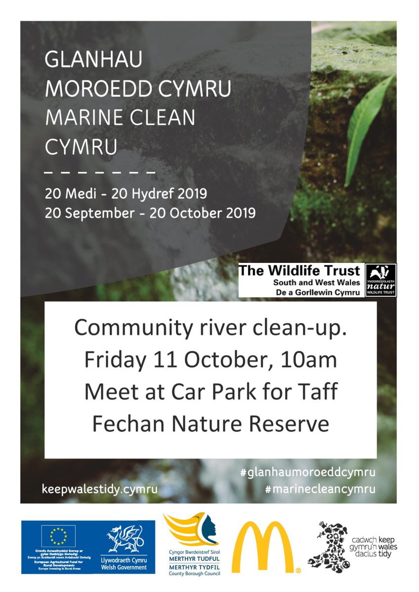 Our next river clean is this friday at Taf Fechan #MarineCleanCymru