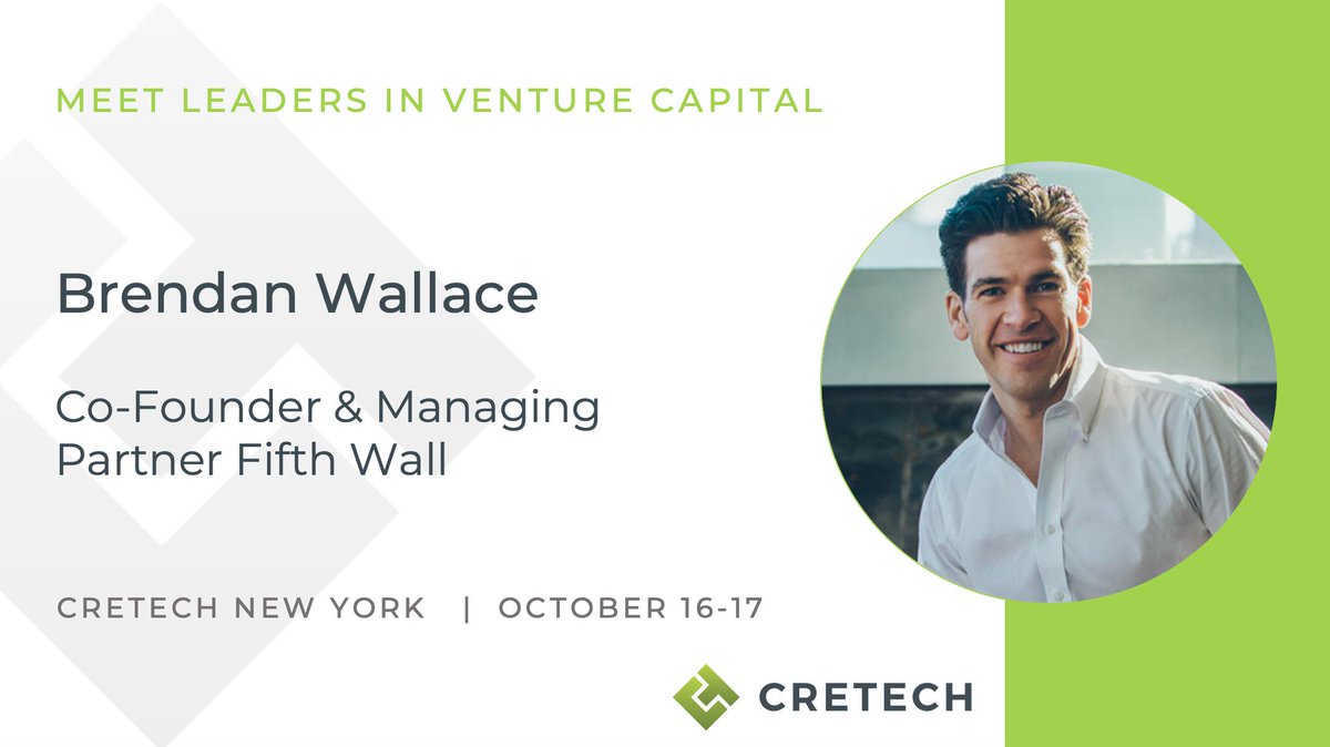 BrendanFWallace's tweet image. Join us for @DiscoverCREtech NYC on October 17, 2019 where @Bradley_Greiwe and I will deliver a keynote presentation spanning the history of @fifthwallvc , our current investment focus, and future trends in the #BuiltWorldTech sector. 
ow.ly/k5EK50vUdvr