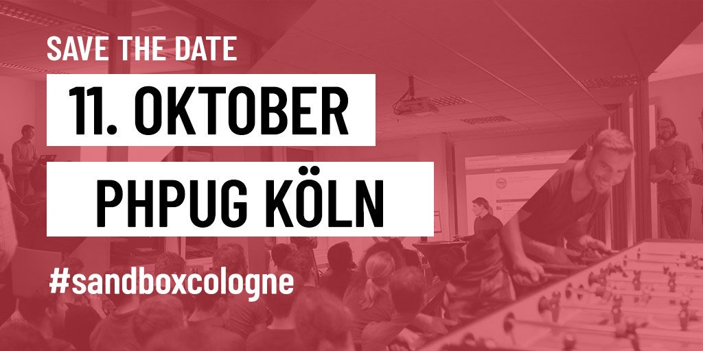 brandung's tweet image. Am Freitag schon was vor? Wie wärs, mit der @phpugcgn ins Wochenende zu starten?👌 Mehr Infos gibts hier: bit.ly/phpUsergroup
#php #meetup