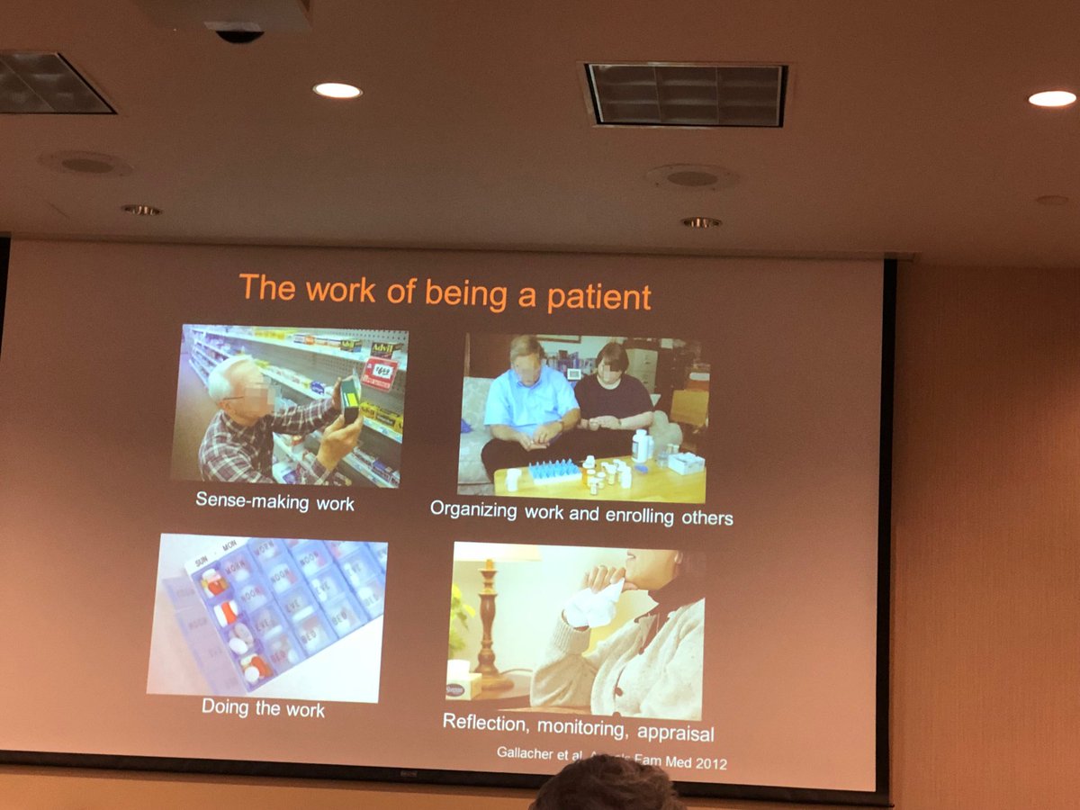 FrancesMair's tweet image. ⁦@krboehmer⁩ talks about #treatmentburden #carethatfits the work people with #chronicillness have to do