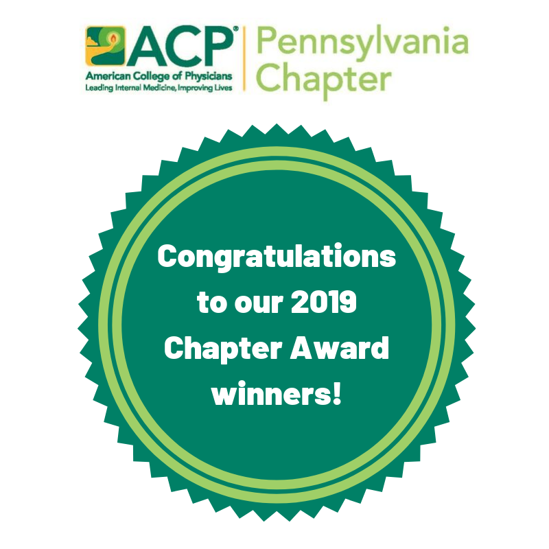 PAChapterACP's tweet photo. 2019 Pa-ACP Chapter Award winners have been announced! Learn more about the awards and our 2019 honorees at https://t.co/bwljlXT0HF https://t.co/VK5cckoPV0