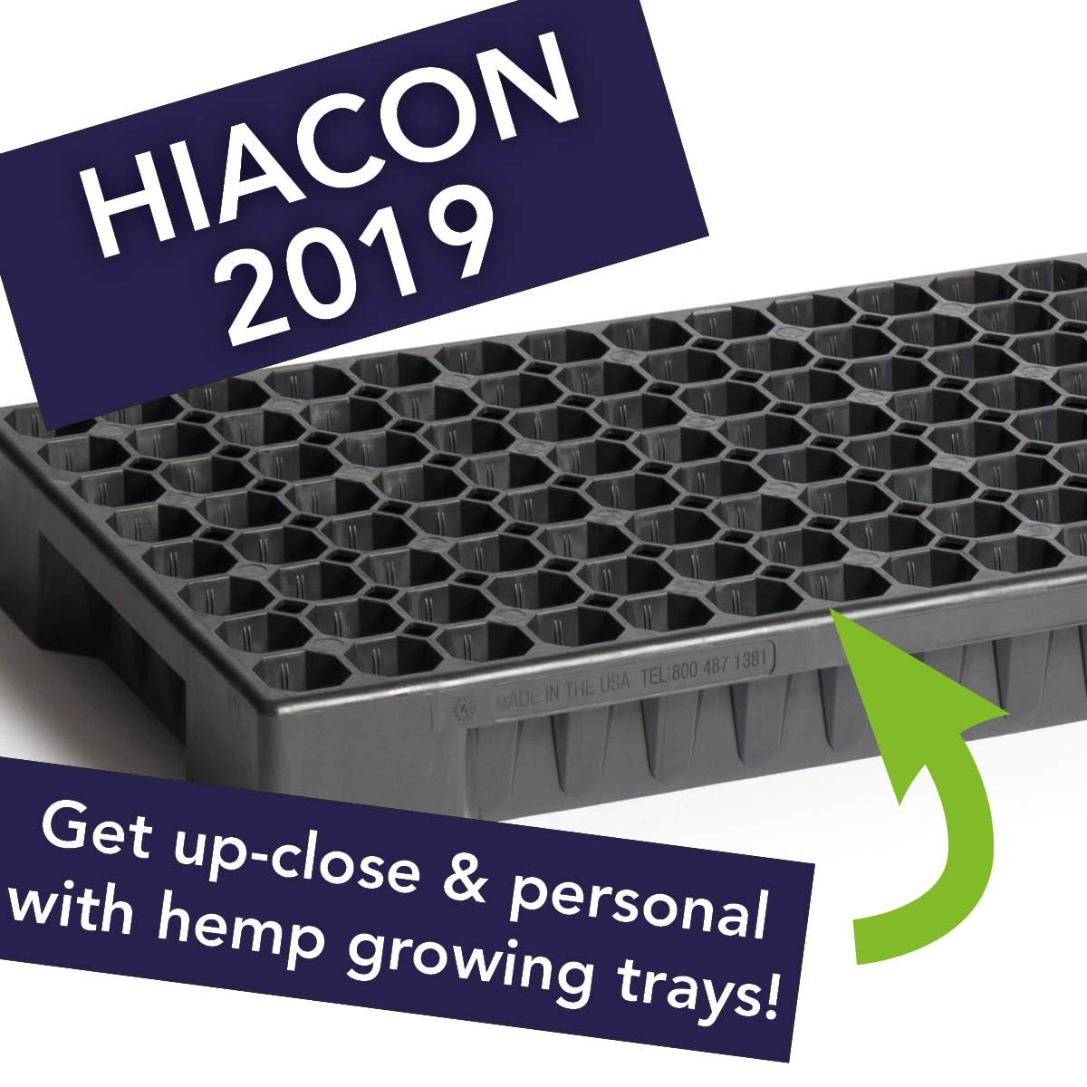 proptek's tweet photo. We are delighted that we are attending and exhibiting at HIACON this year! Come say hi to Rachel and check out our #hemp #propagation trays. Dates are November 1st - 4th in Charlotte, NC, and we are on booth 508. We'd love to see you there! https://t.co/pQckYmImhU