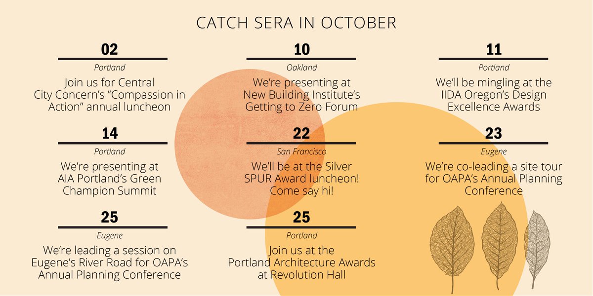 Here's where you'll find us this month! Event details: buff.ly/2InkH6b