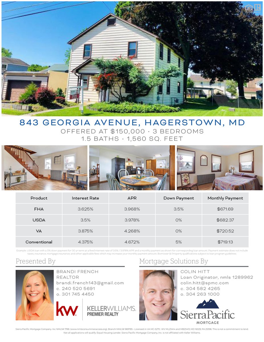 The seller is offering $5,000 towards seller concessions and a mortgage payment UNDER $800/MONTH!  #frenchhometeam  #bringanoffer  #buythishouse  #itsadeal  #mdrealestate  #realtorlife  #dontpayrent  #stoprenting