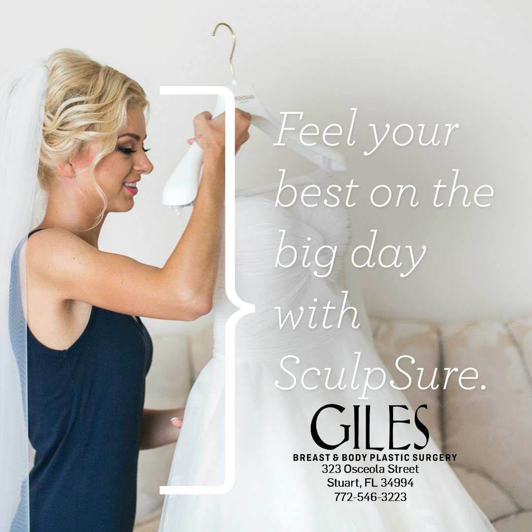 PDudleyGilesMD's tweet photo. Feel Your Best On The Big Day With SculpSure!!! 

Schedule your complimentary consultation to find out if 'Warm Sculpting' with SculpSure is for you. 

Call us today at 772.546.3223!!! https://t.co/0pHJvSOxzq