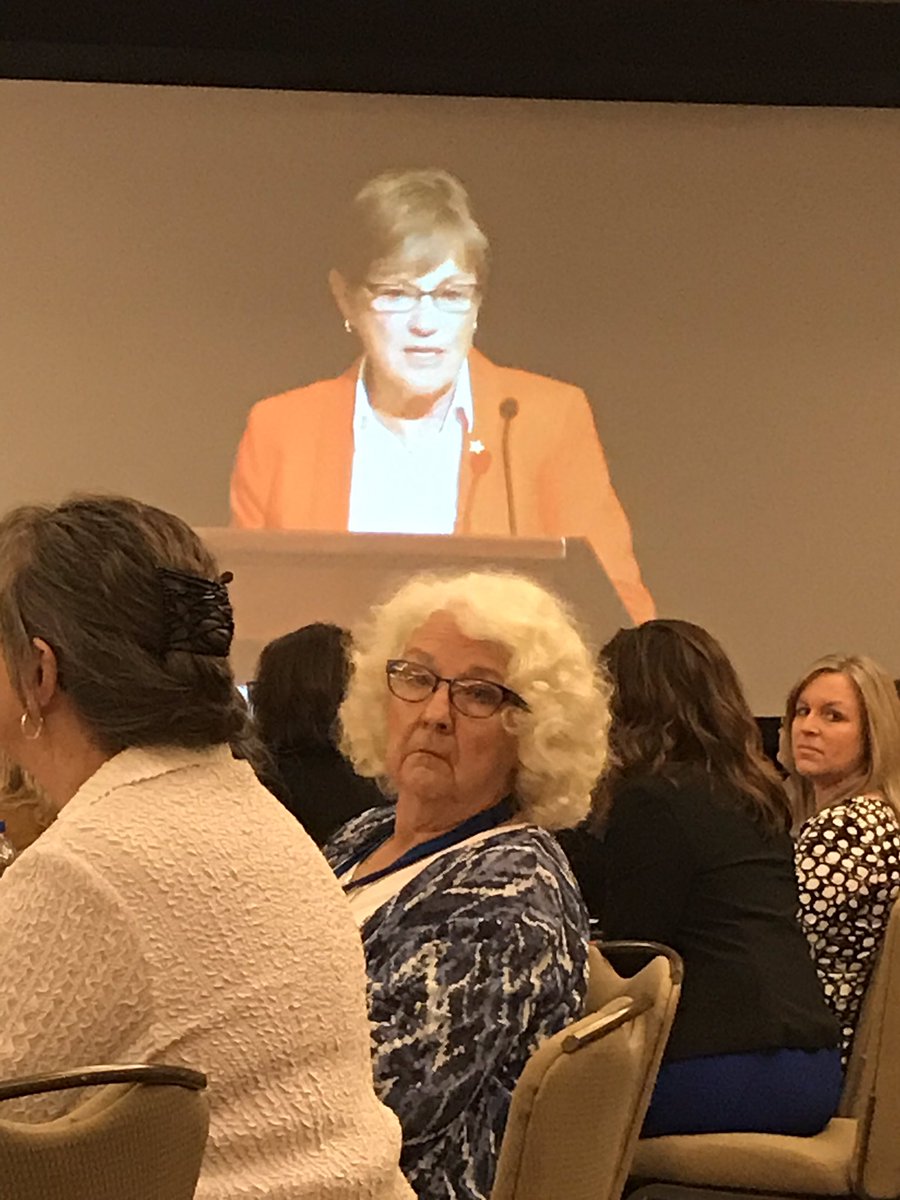MichelleCCAEK's tweet photo. Governor Laura Kelly giving the opening message at the Symposium on Early Childhood in Kansas. #ecsymposium2019 #allinforkids #kansas #earlychildhood https://t.co/7IGKiwHIrl