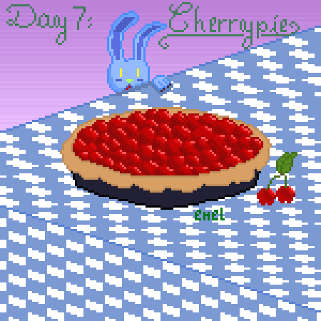 Ml_Miellle's tweet photo. Jour 7 : Cherry Pie /Tarte aux cerises 🍒
Je me suis pas mal amusée sur celui là !
Donnez moi vos avis !
#pixelart #pixel #art #inktober #Inktober2019 #chilltober #chilltober2019 #octobit #inktoberday7 #cherrypie #bluecreature #cherry #pie #tasty #taste #good #delicious #cerise https://t.co/CSeor1xHbj