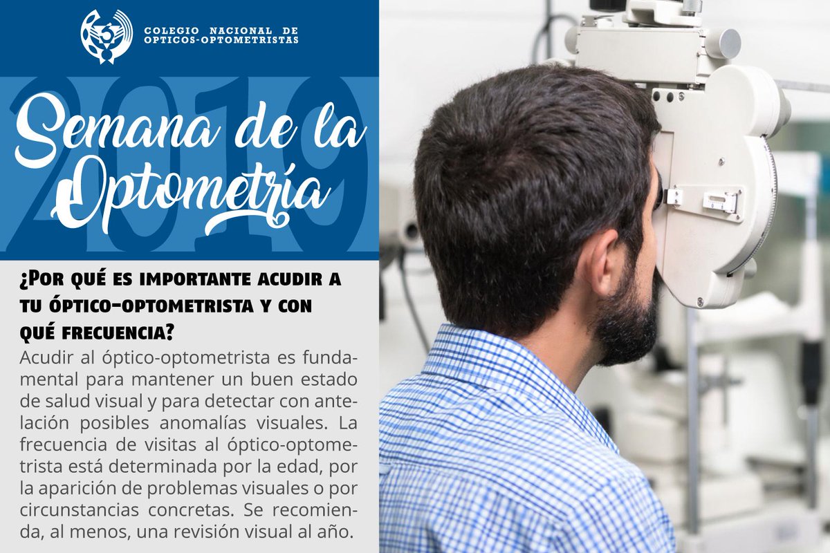 CNOO_Spain's tweet photo. Hasta ahora hemos visto qué es un óptico-optometrista, el trabajo que realiza y el código dentológico en el que basa su trabajo. Sin embargo, ¿por qué es importante acudir a un establecimiento sanitario de óptica y con qué frecuencia? Lo respondemos en la siguiente viñeta. 🤔👀❓ https://t.co/zb9qJoy7VD
