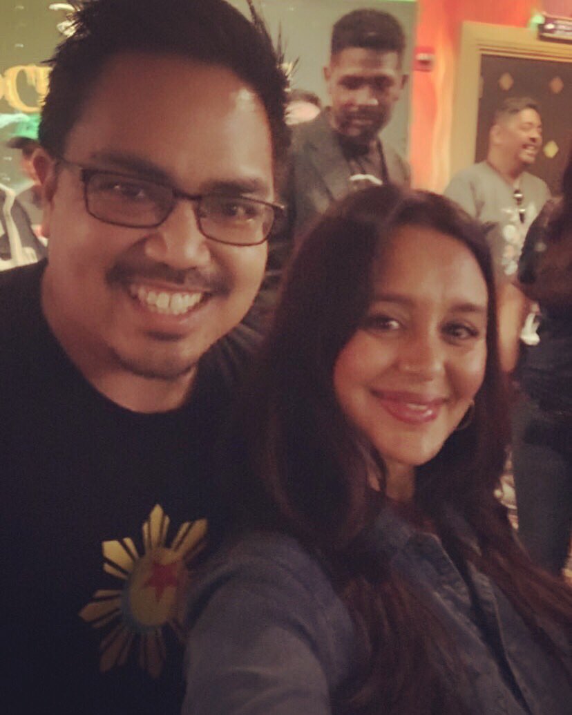 Thank you <a href="/JaimeKailani/">Jaime Kailani</a> for coming to see my #Pixar #Sparkshorts #Float! October is #FilipinoAmericanHistoryMonth and #PixarFloat has the 1st CGI #FilAm LEADS! 
I’m happy to join #Pride4PH and @4MamaEarth to make positive change through #Music #Culture #Art! #Filipinx #Creatives
