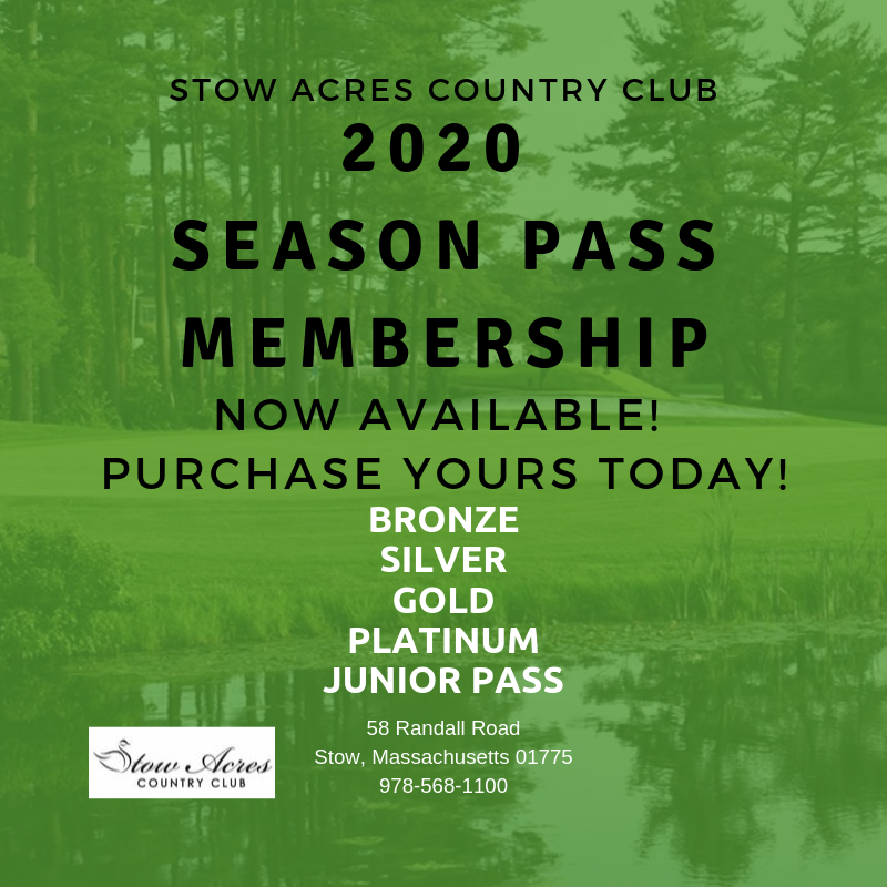 Do you enjoy playing golf all season long? Well then, purchase a season pass for 2020! If you purchase your pass in 2019, you get both an early payment discount and immediate privileges.