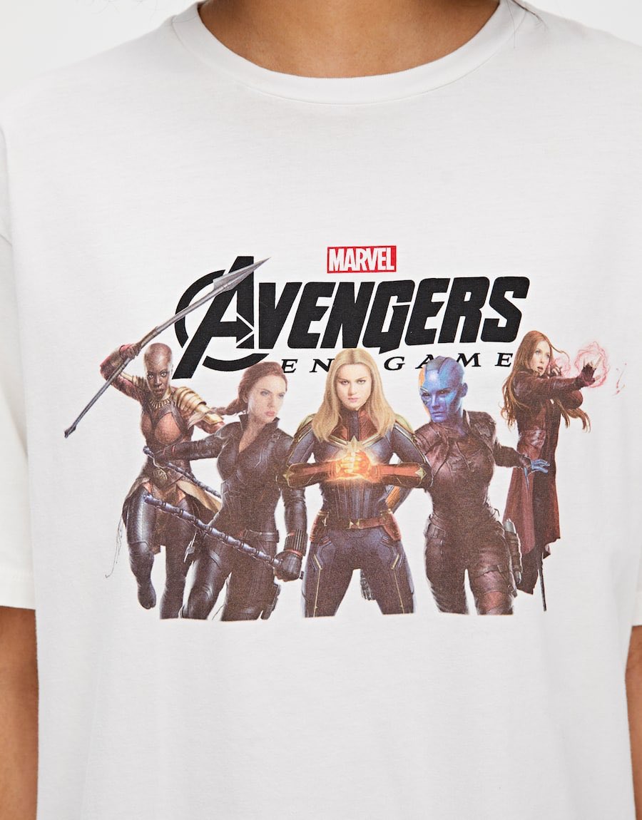 Marvel Fille Avengers Endgame Captain Marvel Blast Sweat-Shirt 