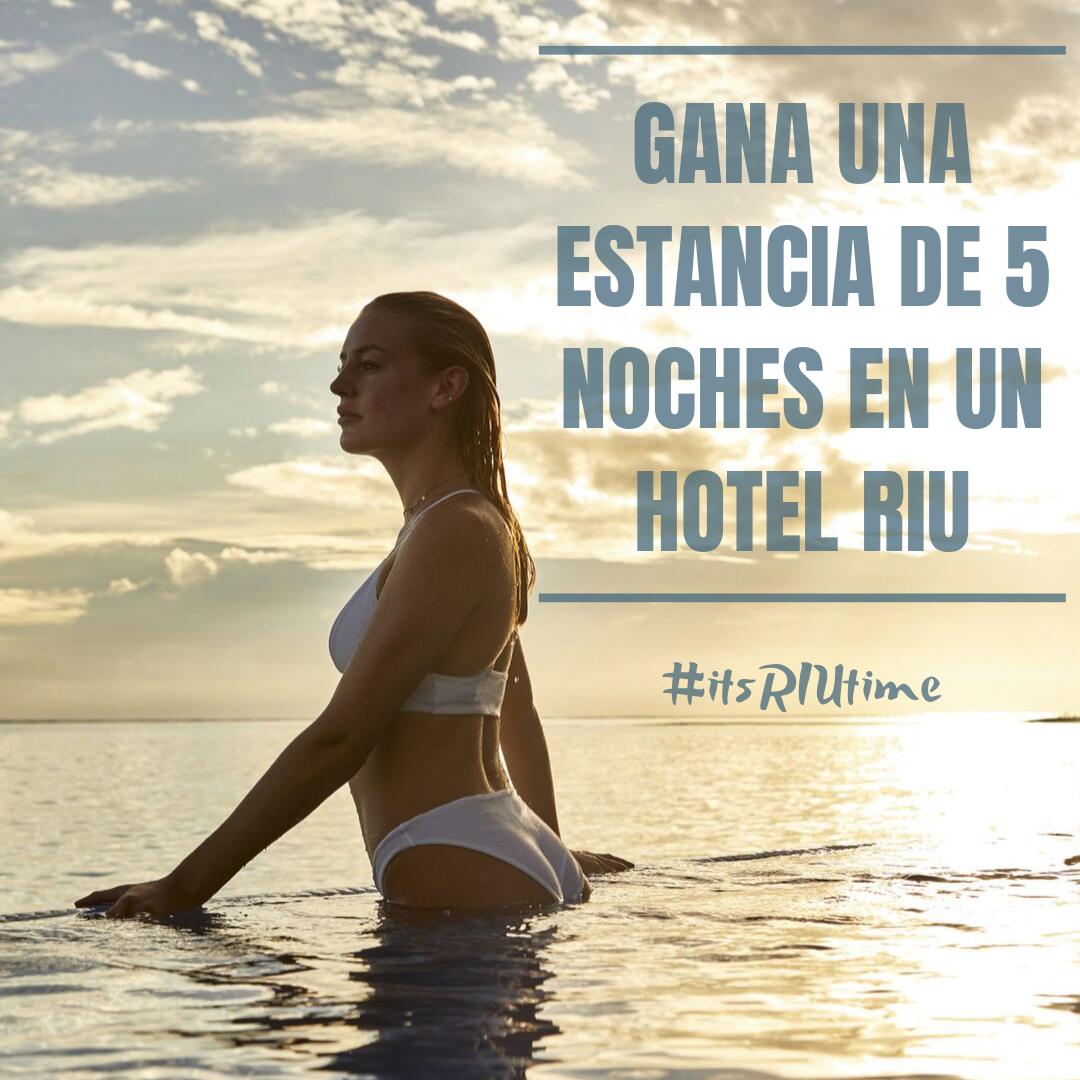 Únete a nuestro sorteo, responda la pregunta: "¿Qué es lo que más le gusta de RIU?" y gana una estadía de 5 noches en uno de nuestros RIU Hotels &amp; Resorts. ¡Haz click aquí! 👉 owl.li/LHx430pG1uk 

#itsRIUtime