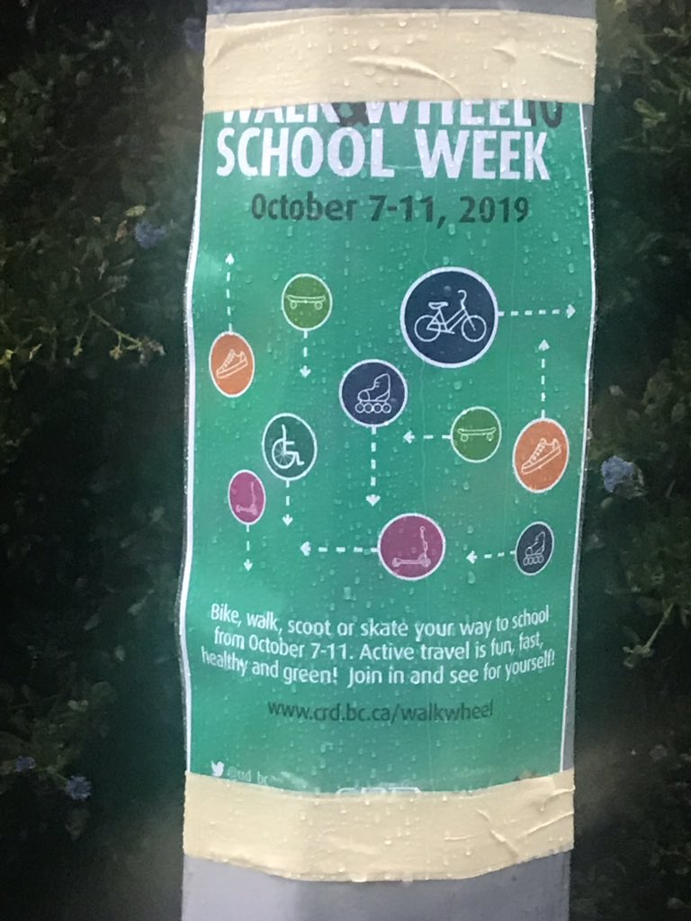 Well no worries about dehydration on the first day of walk &amp; wheel school week <a href="/ArbutusGlobal/">Arbutus Global</a> <a href="/crd_bc/">crd_bc</a> <a href="/sd61schools/">Greater Victoria School District</a> <a href="/SD61Learn/">SD61 District Team</a> #nosuchthingasbadweather