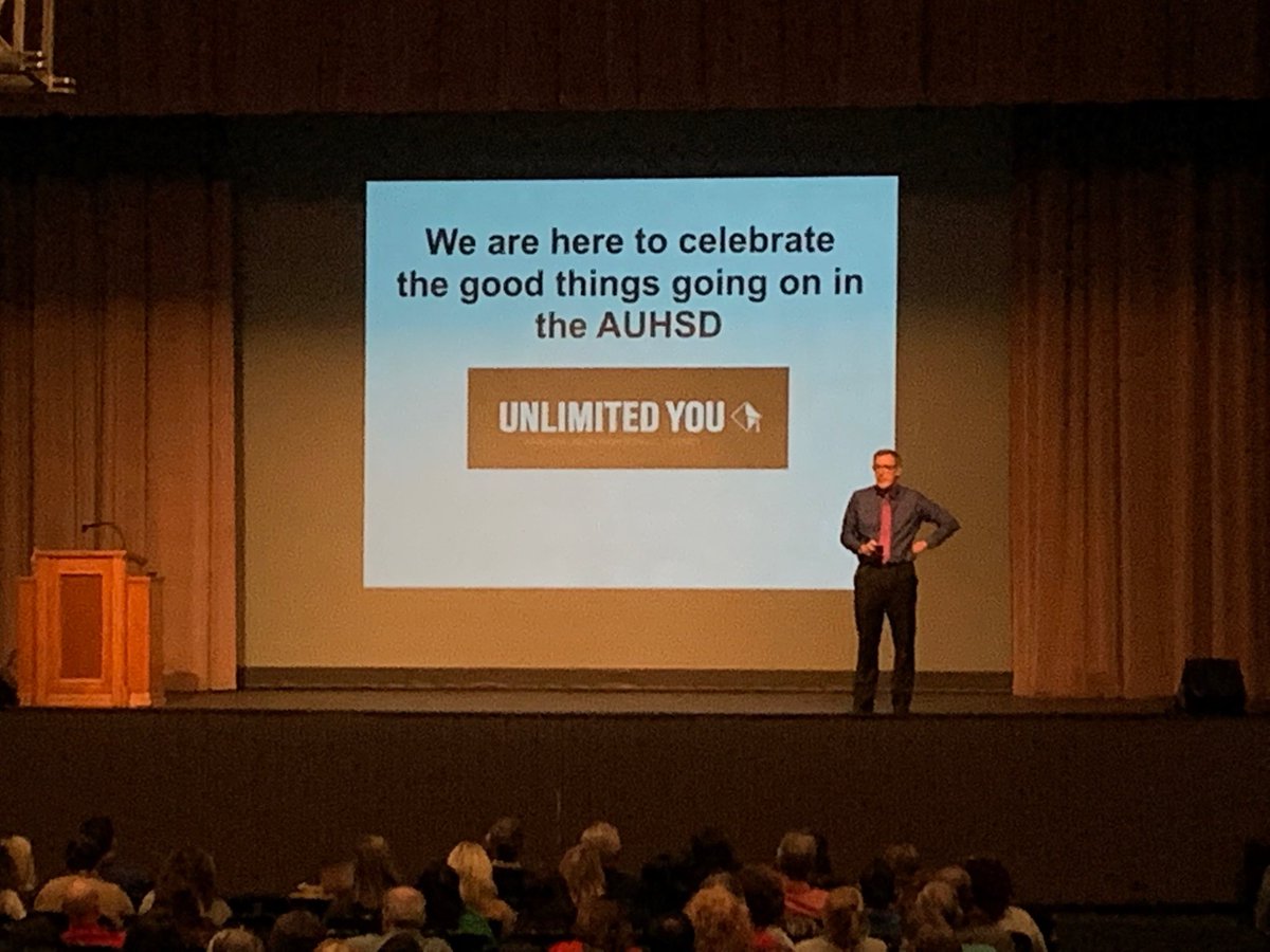 AUHSD All teacher professional learning day!  Unlimited Learning!