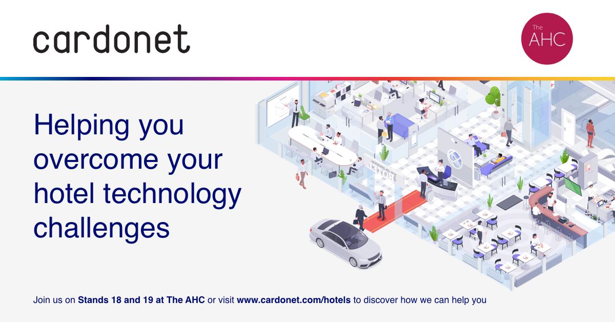 CardonetIT's tweet photo. Less than a day to go until the @AnnualHotelConf. Cardonet, the hotel IT Support experts, are going to be there and look forward to discussing how you can overcome your hotel technology challenges. #AHC2019 #hotelconference #hotels #hotelsupport https://t.co/2hz0OsUo9i