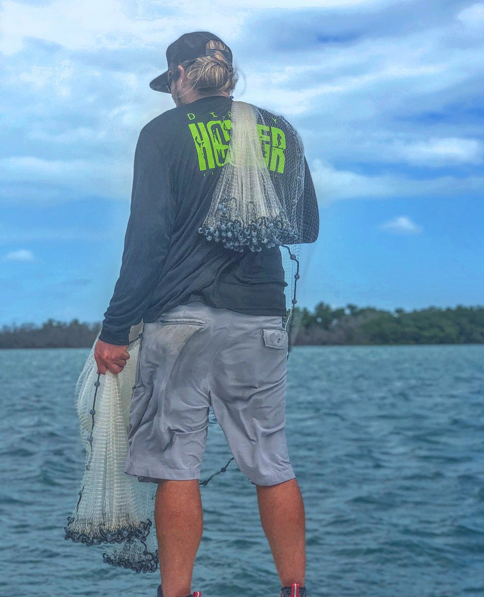 DirtyHookerFish's tweet image. Throwing the net is the easy part. The preparation is what separates the good throws from the bad! #DirtyHooker #Fishing #CastNet