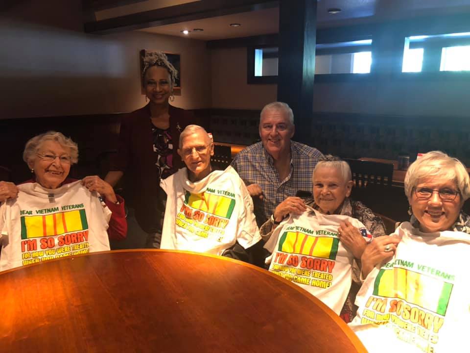 Thanks so much, Golda Fabian, Hattie Kelley, and Bob and Sue Christianson for supporting Canby's #VietnamVeteranApologyCause

If you agree that #VietnamVeterans deserve an apology from America, join our cause!

Donate to get the T-Shirt: 
rahusa.us