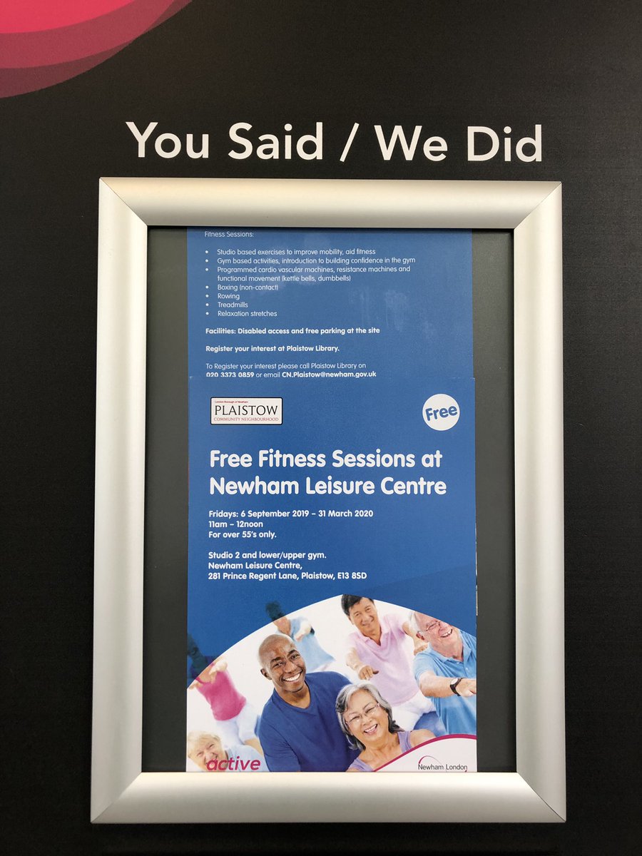 aNCommunity1's tweet photo. Did you know we’re running a #ActiveSeniors programme in partnership with Plaistow Community Neighbourhood as part of our work to support #NewhamResidents 

Supporting the wards #KeyPriorities we’re aiming to develop further initiatives with @NewhamLondon and community groups 👍🏼 https://t.co/Qy3J419mTS