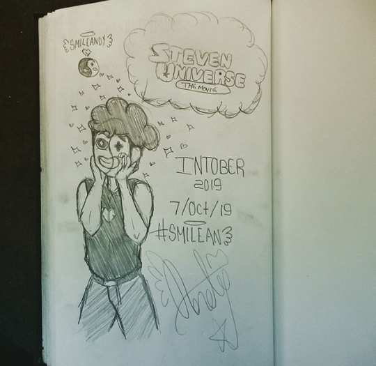 SmileHeart_11's tweet photo. 7/octubre/19
Porfin la espera termino es sólo cuestion de horas y creo que ahora si subiré fanart's de steven universe la película
#INKTOBER #inktober2019 #SMILEANDY #Smilean3 #smileandy♡ #stevenuniverse #stevenuniverselapelicula #tictac #stevenuniversethemovie #I♡SU https://t.co/PcyuJ10K2A