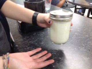 WalesDawn's tweet photo. Learning about emulsions today! Hollandaise Sauce, Mayonnaise, Face Cream. @NEISDCTE @ilovemychargers #NEISDTweecher #rootedchurchill https://t.co/CIM5SGOHzj