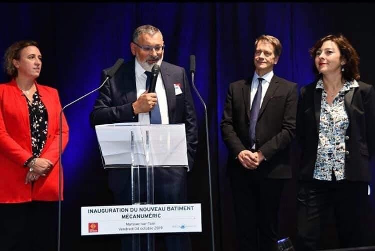 grandalbigeois's tweet image. Inauguration de la nouvelle usine de l’entreprise #albigeoise #mecanumeric située sur #eco2rieumas. Spécialisée dans la fabrication de machines-outils, l’entreprise est l’un des cinq plus gros employeurs du @grandalbigeois dans le domaine industriel.