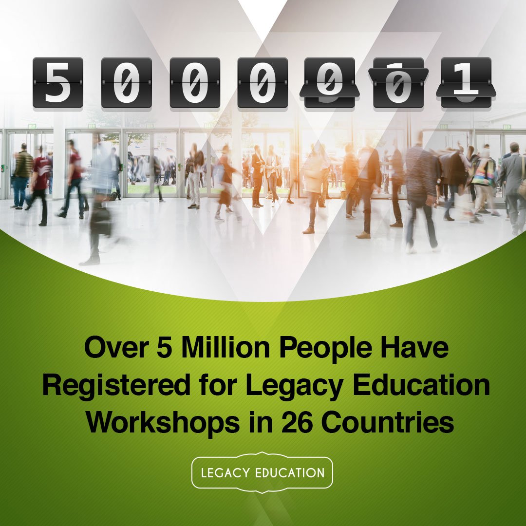 At our free workshops we’re committed to helping you get to where you want to go with confidence! Come join us! 🎟 #legacyeducation