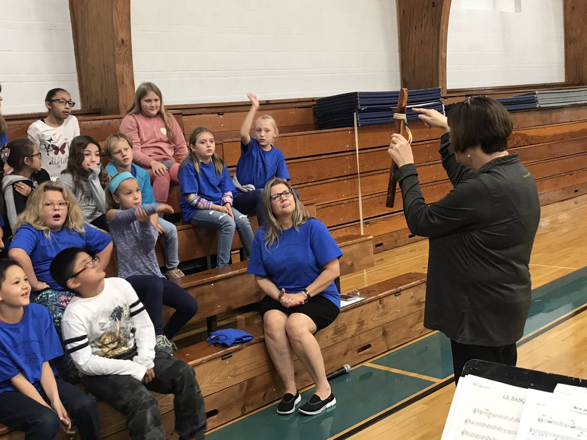 The Concordia College wind quintet is back in the schools! Thanks to <a href="/ClassicalMPR/">YourClassical MPR</a> for setting up this year’s tours through class note artists.  Just visited Norman County west Elementary school.  Great kids!