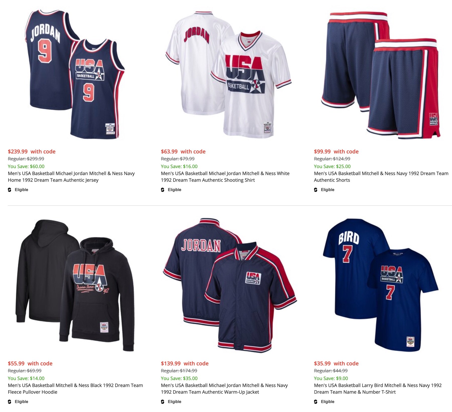 1992 dream cheap team shorts