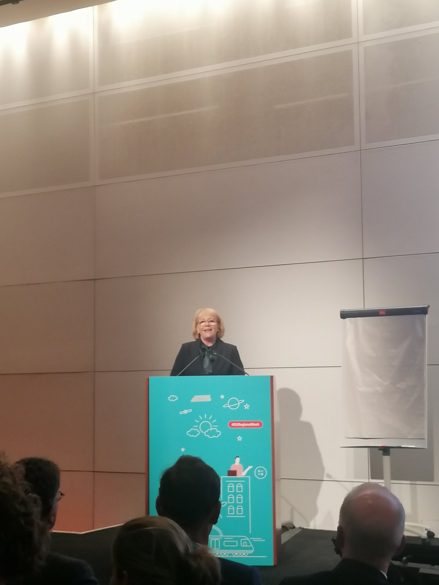eu_mayor's tweet photo. Mayor of the County of Stockholm Irene Svenonius on the importance of innovation and why is Stockholm the most attractive capital region in Europe #TheMayorEU #EURegionsWeek https://t.co/9LcCsQKrsO