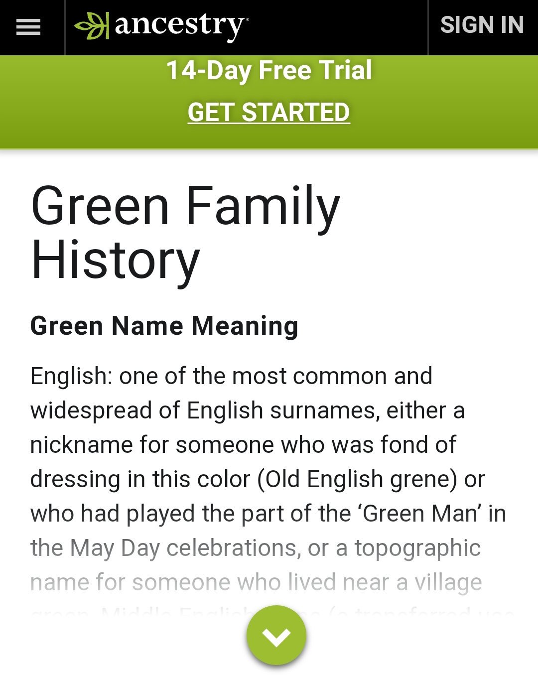Know More News And My Green Surname Is English Dna Test Said Im Half English
