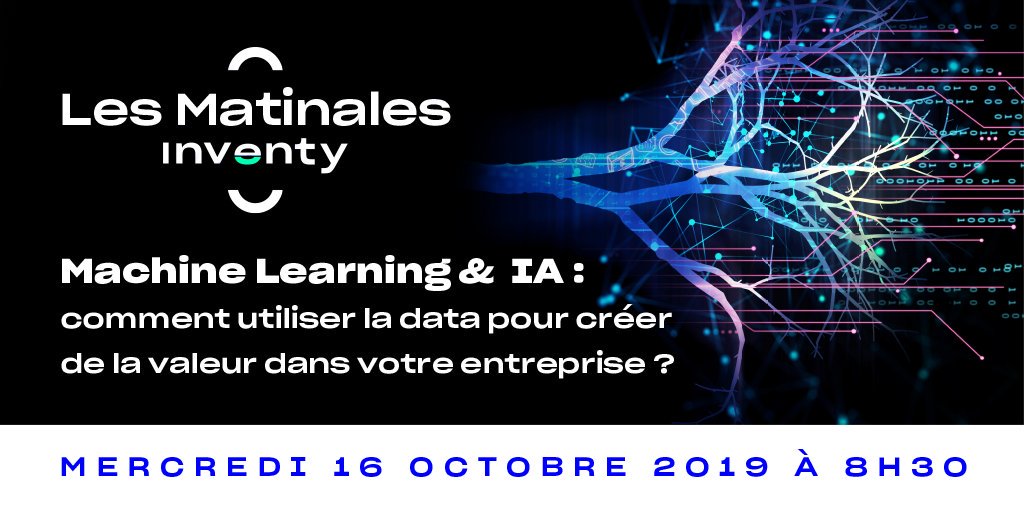 Comment utiliser la data pour créer de la valeur dans votre entreprise ! - Marc Damez-Fontaine, Directeur Data et Intelligence Artificielle <a href="/PwC_France/">PwC France</a> . Matinale @Inventy Le 16 octobre à 8h30 Paris >> content.inventy.com/matinale-inven… #performance #DG #machinelearning #data #AI