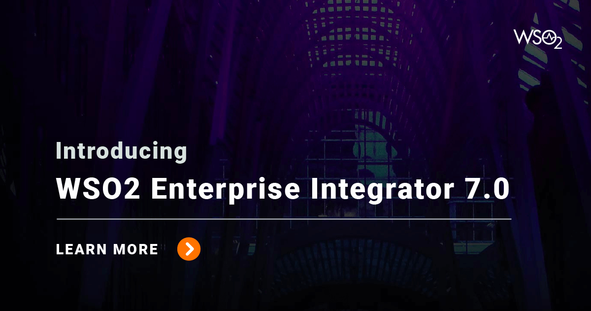 wso2's tweet image. #WSO2 Enterprise Integrator 7.0 is the only #opensource, #APIcentric & #cloudnative #integration platform to connect APIs, #data, streams, #SaaS & legacy apps using #microservices or #ESB style architecture.
Learn more ➡️ bit.ly/2IJV3sz