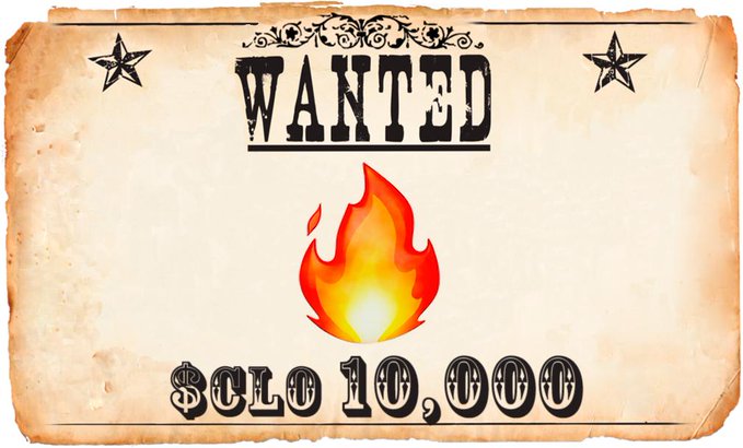 Every day during the week, one of our tweets will have a special character will you be able to recognize it?
For a chance to win 10,000 $CLO:

- Find our tweet with🔥
- Like it
- Retweet it
- Follow our twitter account
#CLO #CallistoNetwork #Bounty #Airdrop #Giveaway #AltSeason