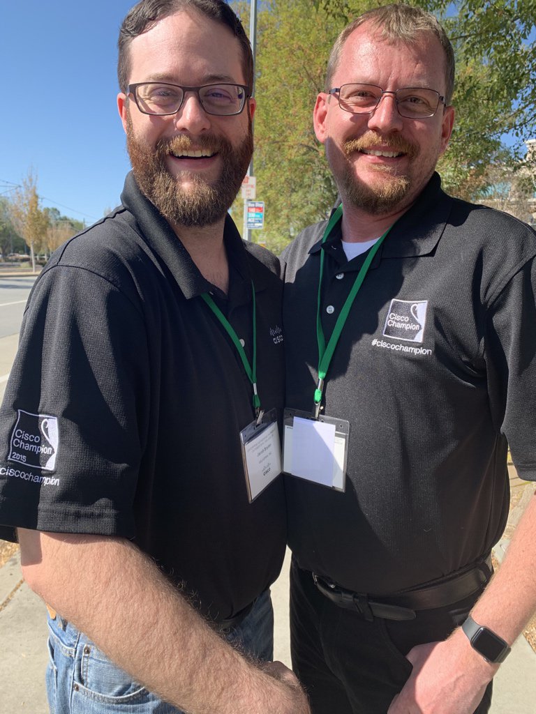 jsnyder81's tweet photo. @lauren some former and current #CiscoChampions hanging out at #ENPVT https://t.co/iTGHtp83ha