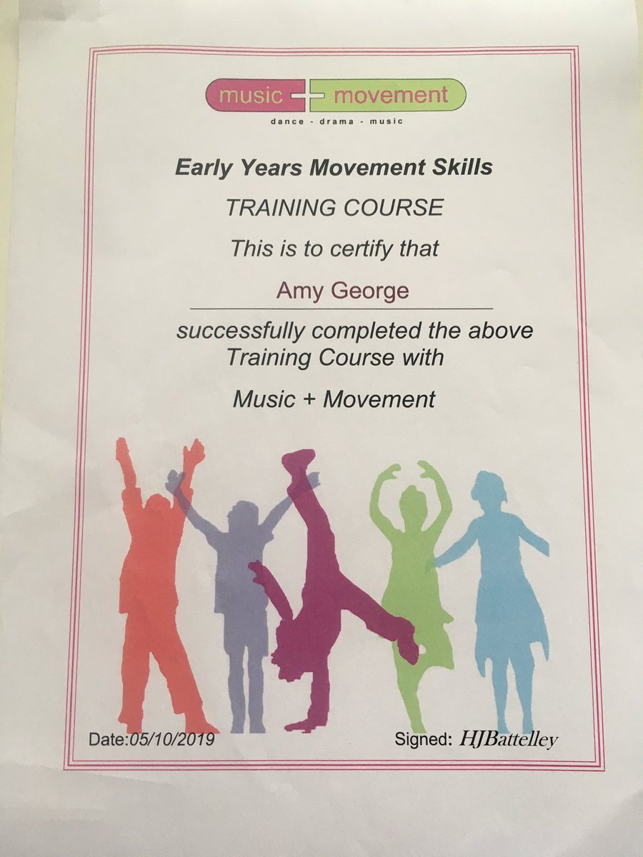 AmyHartbeeps's tweet image. On Saturday Kelly, Becky and I went on a course which covered Early Years Movement and it’s importance in child development.

A big thank you to @musicandmove and Hartbeeps UK for an amazing training day &amp;amp; course. We will be sure to feed this into our sessions! 

✨✨✨